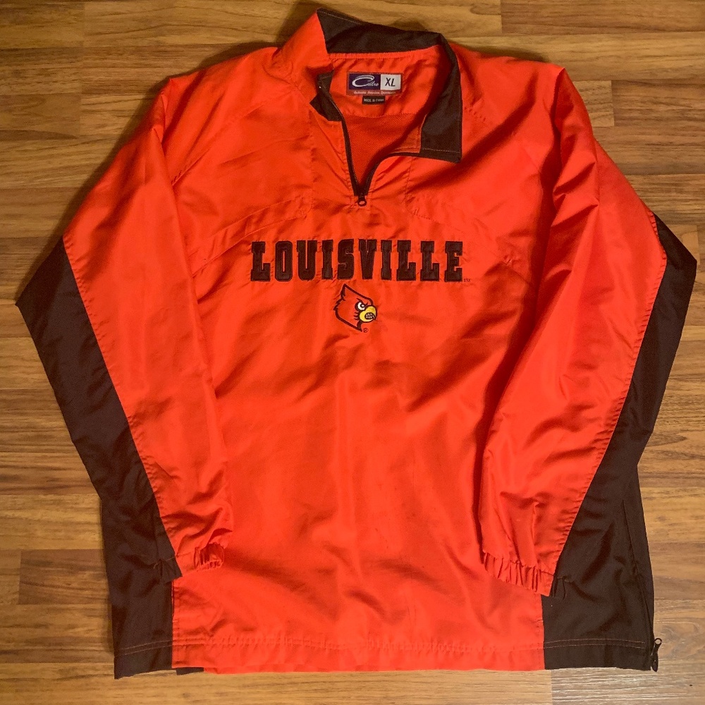 Cadre XL Louisville Cardinals Half Zip Pullover